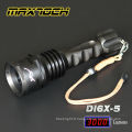 Maxtoch DI6X-5 Cree T6 imperméable aux flambeaux multifonction LED Flashlight